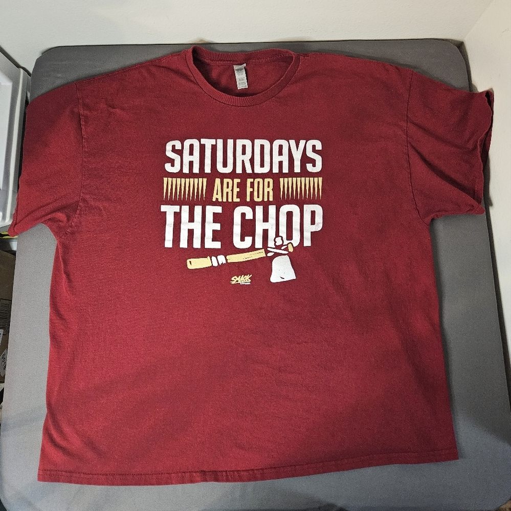 Gildan Florida State Seminoles Saturdays Are For The Chop 3XL T-Shirt